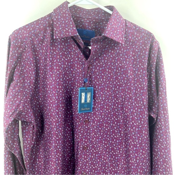 NWT David Donahue Longsleeve Button Down Shirt - Picture 3 of 8